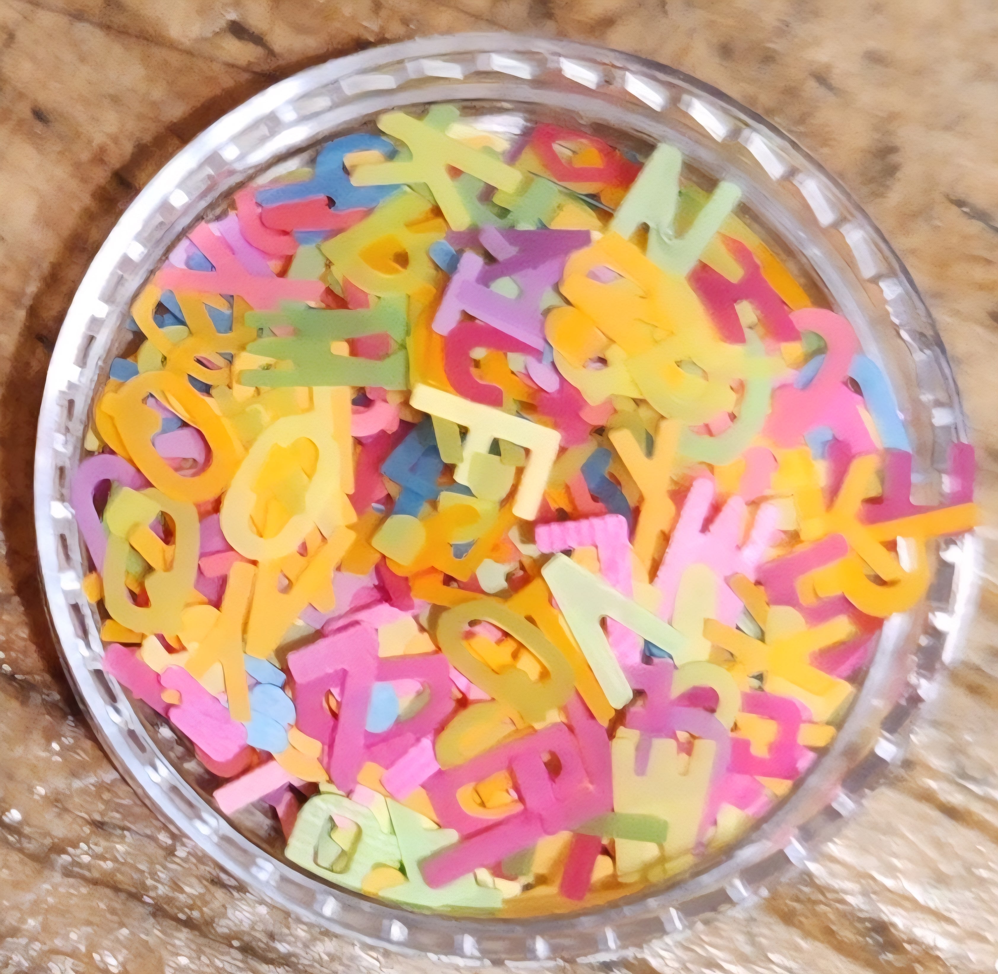 Step 4: Add-Ons (Shaped Glitters, Clay Polymers etc...)