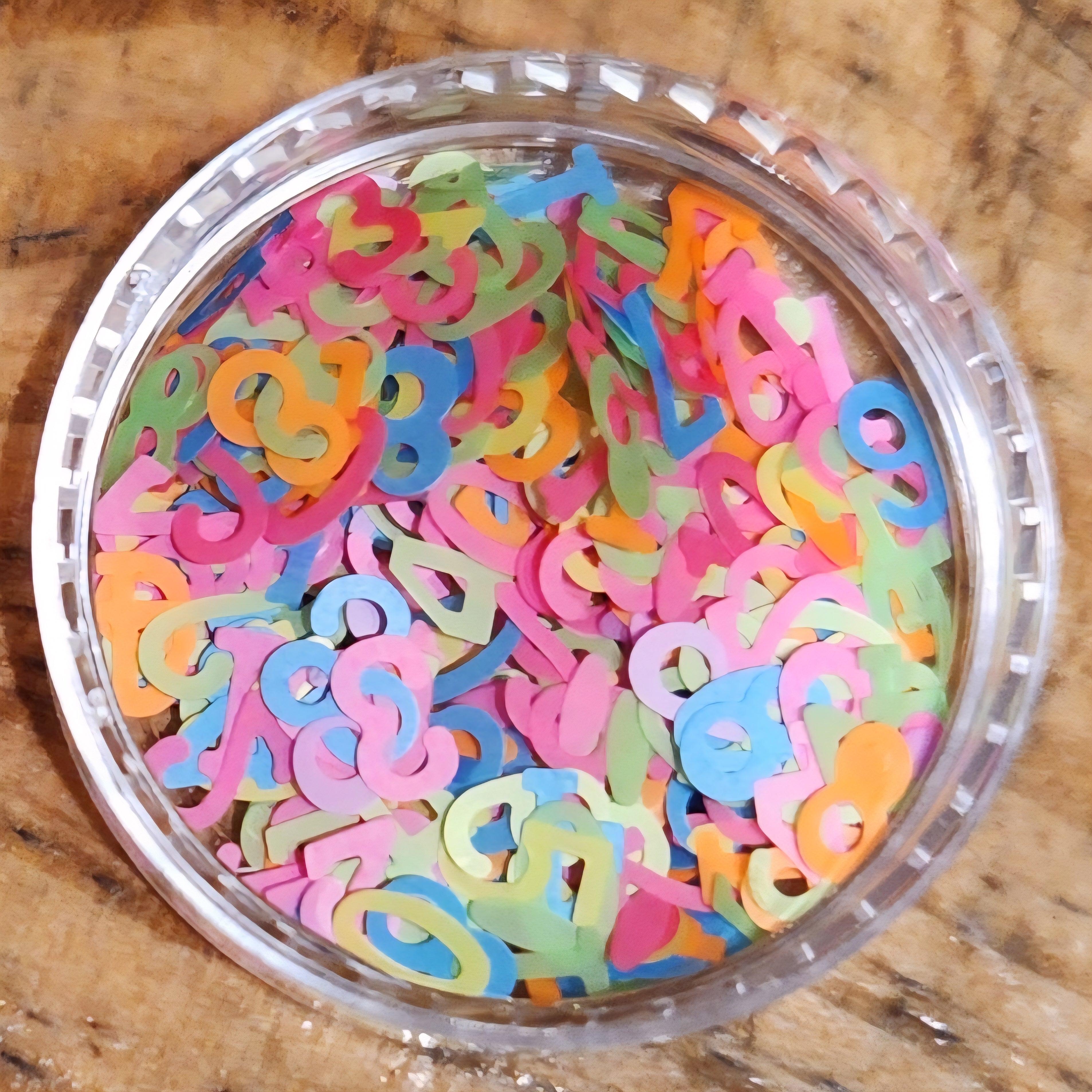 Step 4: Add-Ons (Shaped Glitters, Clay Polymers etc...)