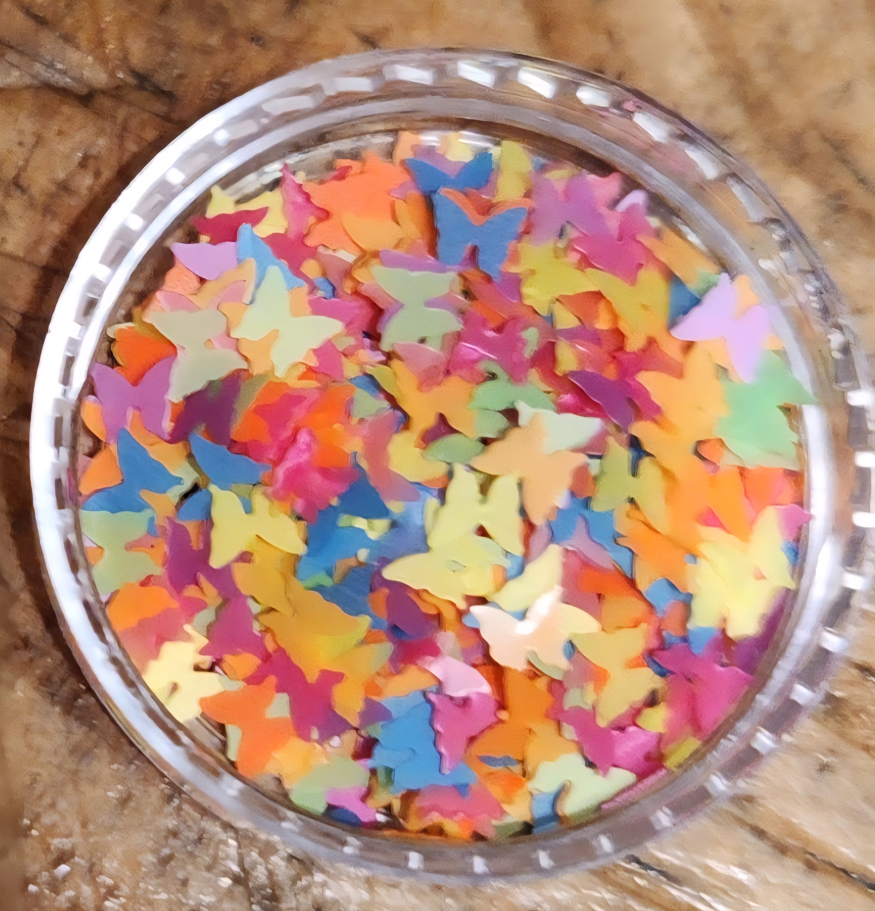 Step 4: Add-Ons (Shaped Glitters, Clay Polymers etc...)