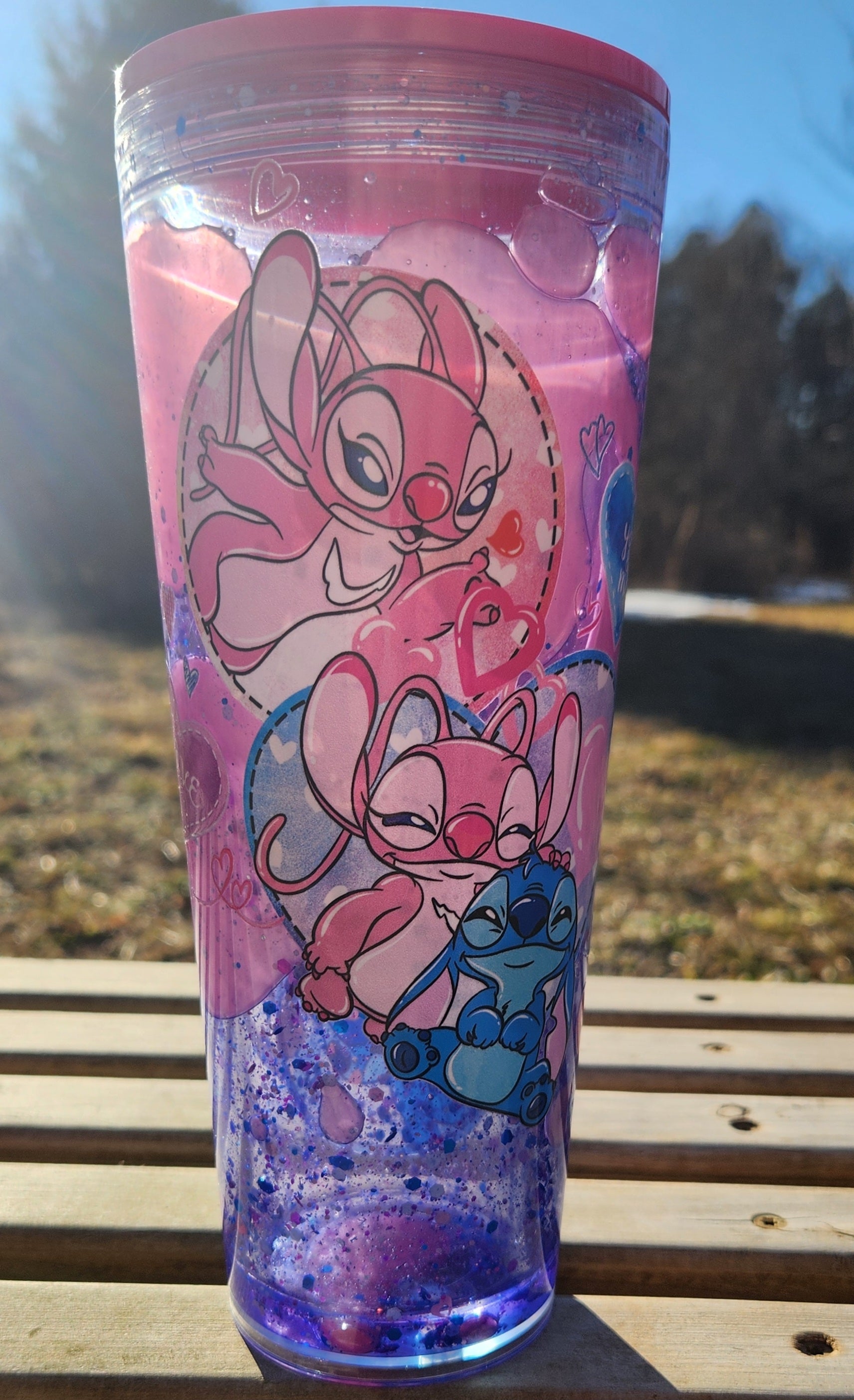 24 oz Lava Lilo & Stitch