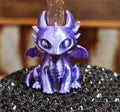 Straw Topper: Purple Dragon