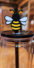 Straw Topper: Bee
