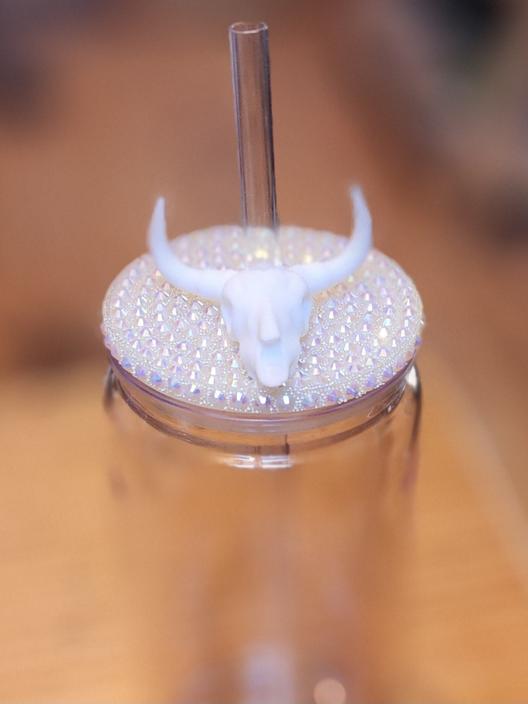 Straw Topper: Long Horn