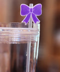 Straw Topper: Purple Heart