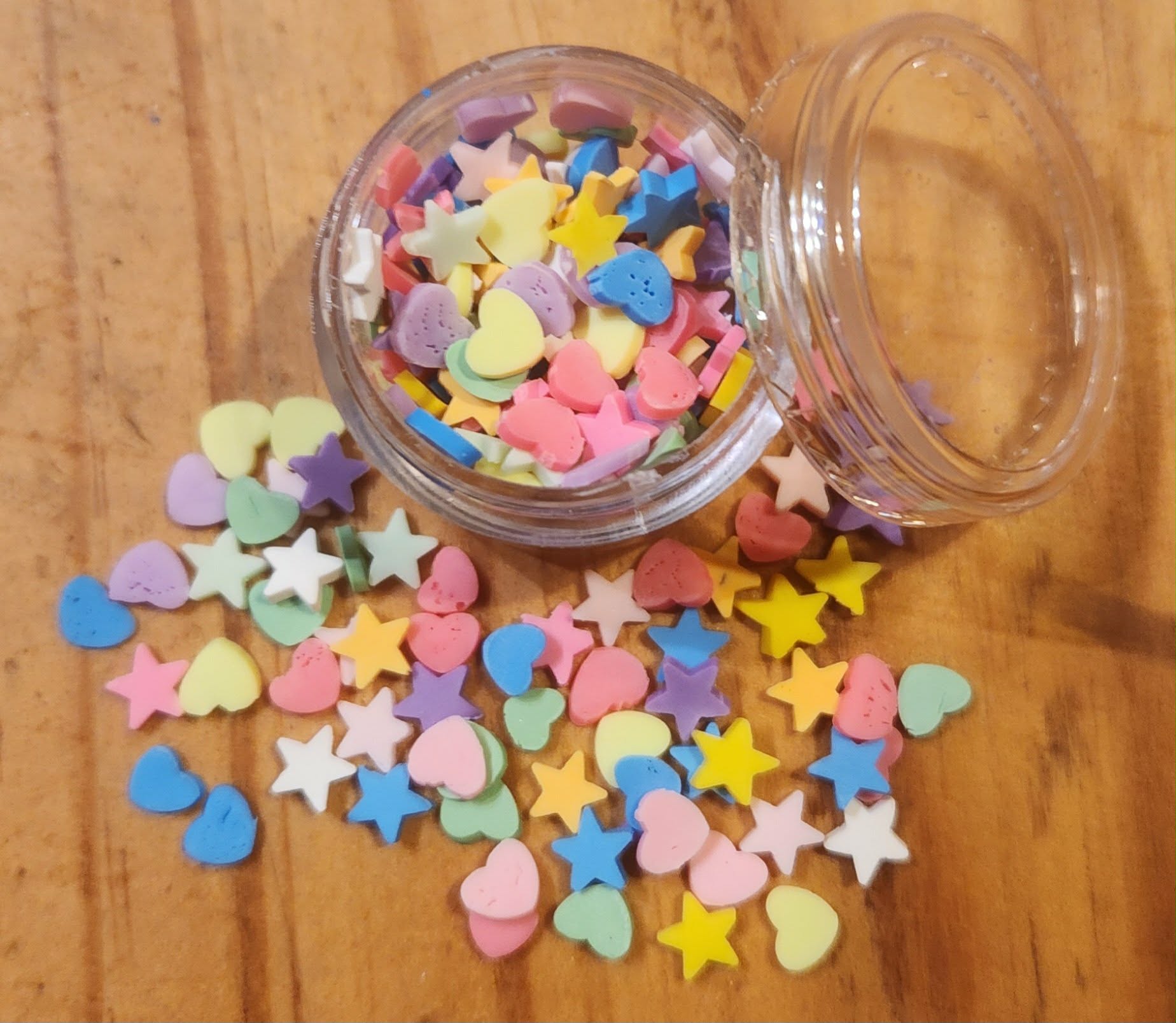 Step 4: Add-Ons (Shaped Glitters, Clay Polymers etc...)