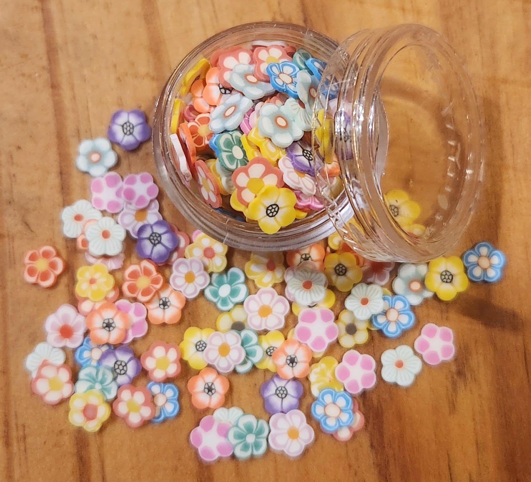 Step 4: Add-Ons (Shaped Glitters, Clay Polymers etc...)