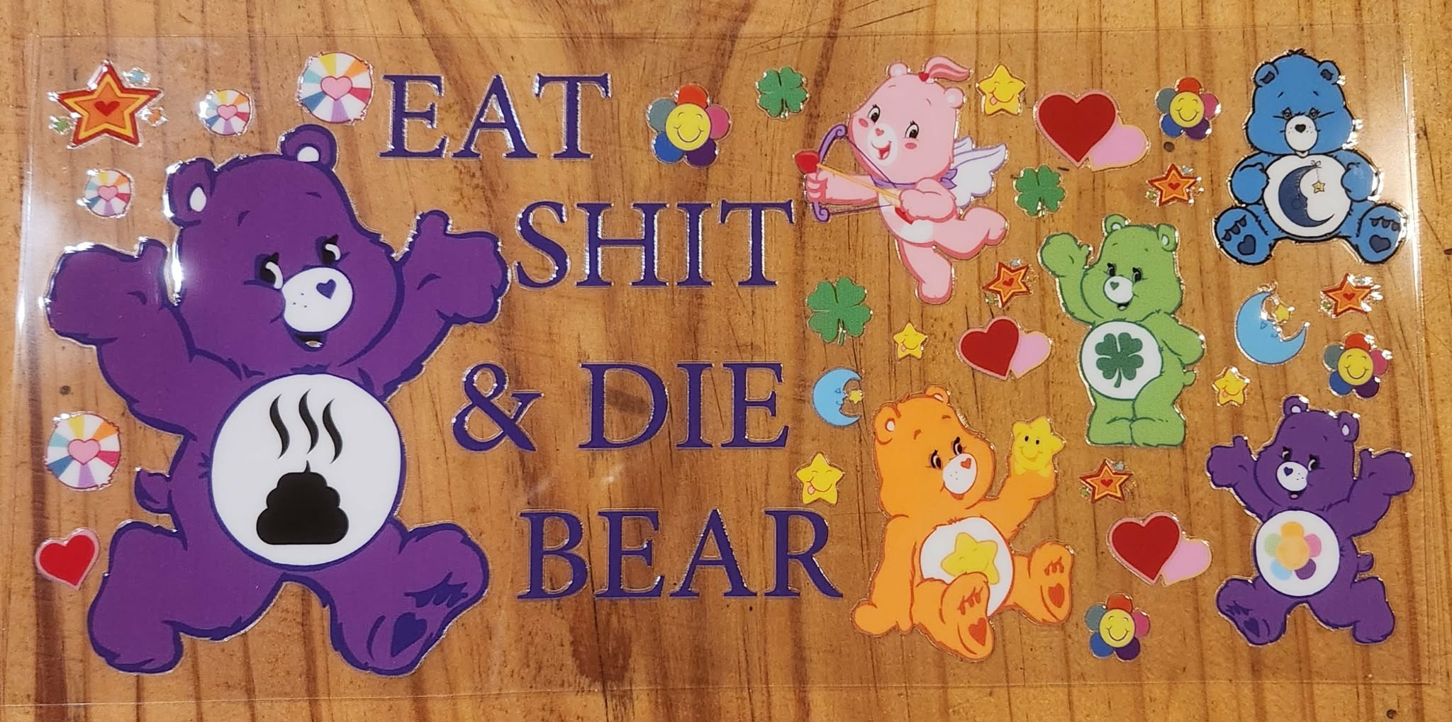 16OZ UV DTF #103 Swear Bears