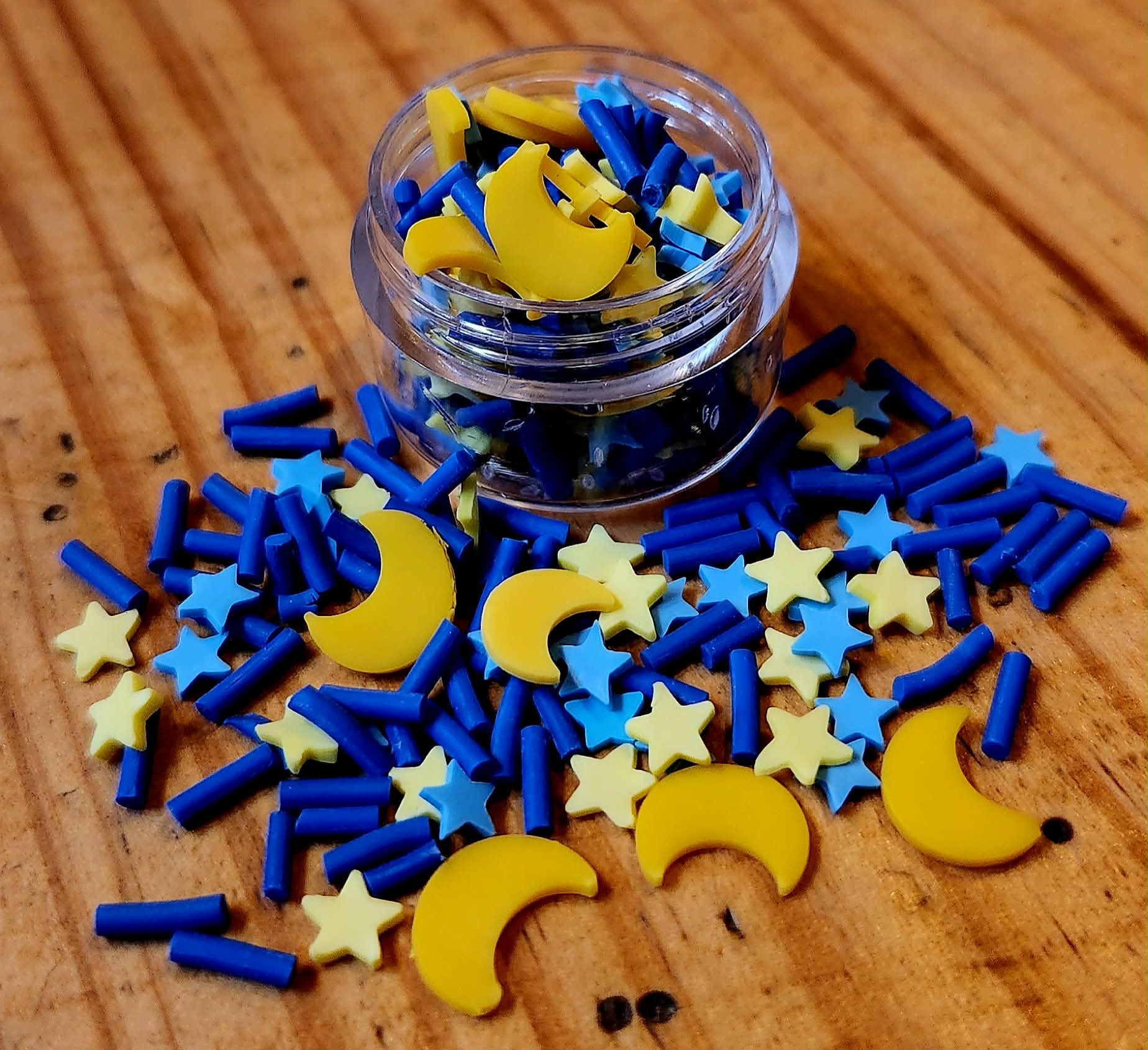 Step 4: Add-Ons (Shaped Glitters, Clay Polymers etc...)