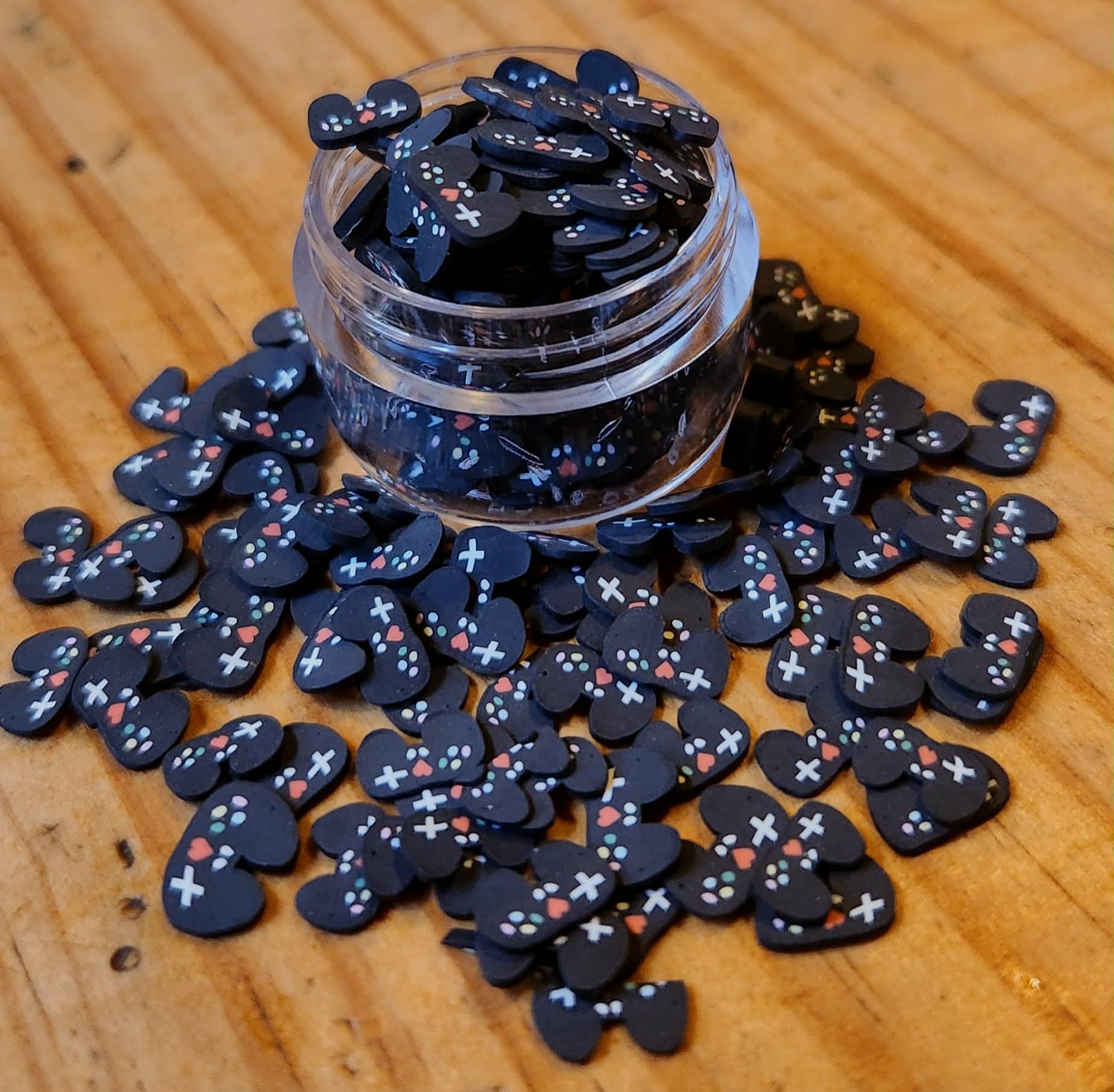 Step 4: Add-Ons (Shaped Glitters, Clay Polymers etc...)